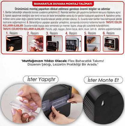 12li Baharatlık Deluxe Tasarım (Asılabilir)