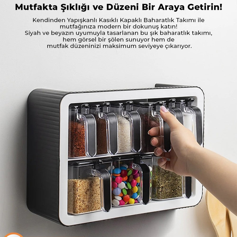 12li Baharatlık Deluxe Tasarım (Asılabilir)