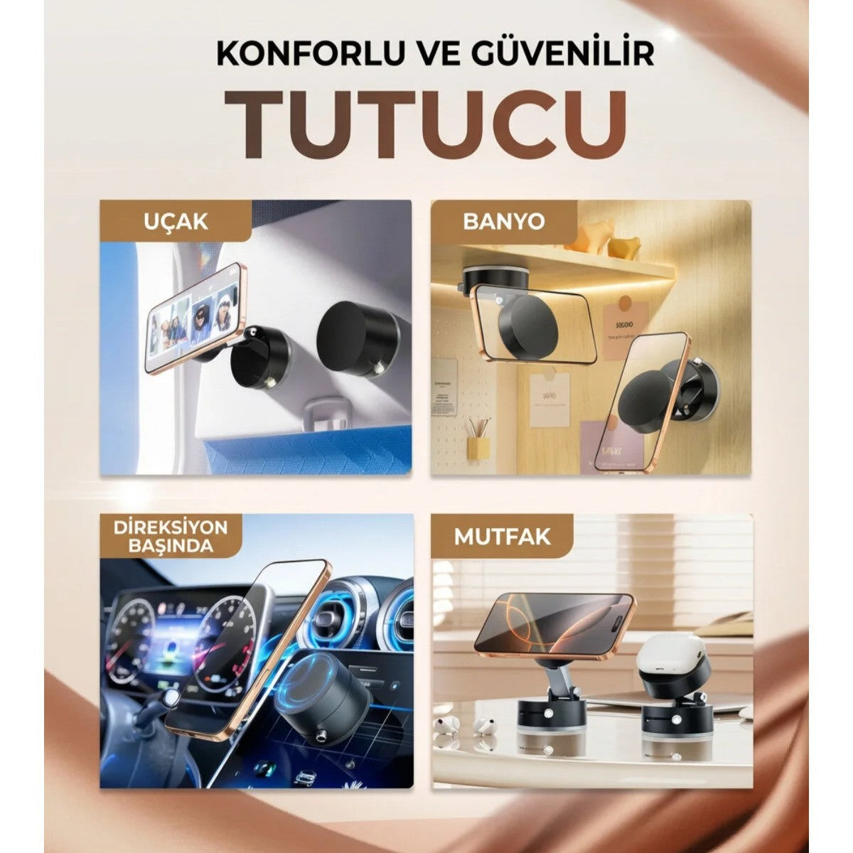 Sihirli Araç Telefon Tutucu