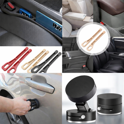 Araç Aksesuar Seti – Organizer + Telefon Tutucu + Göçük Düzeltici
