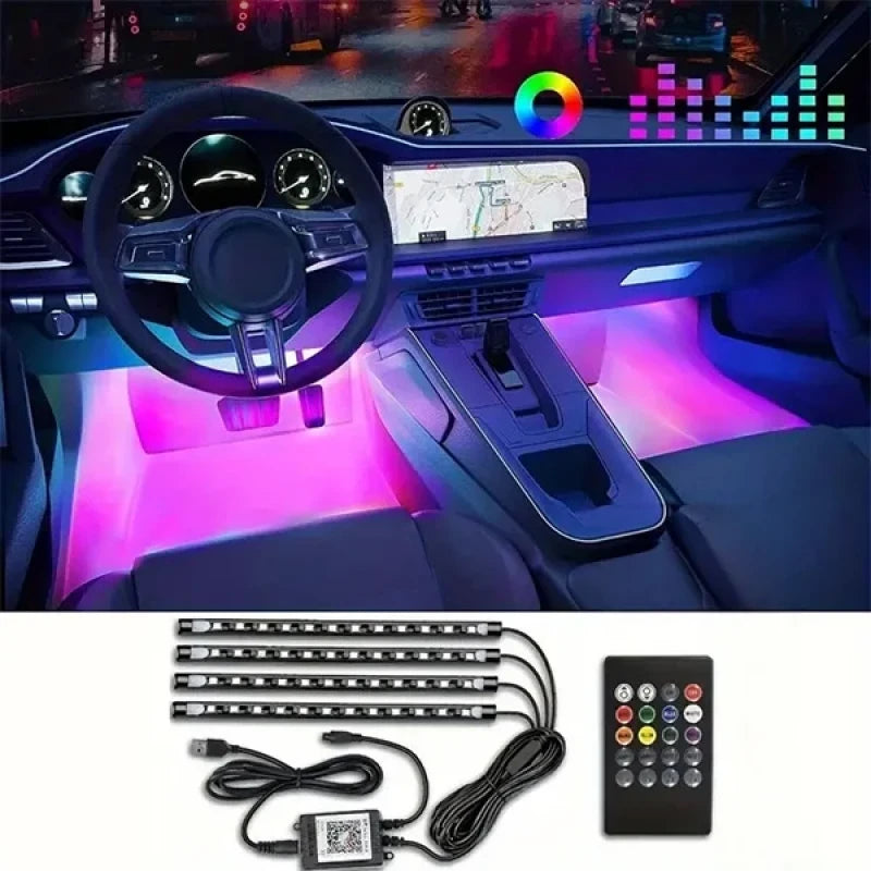 Araç içi Sese Duyarlı Disko Led